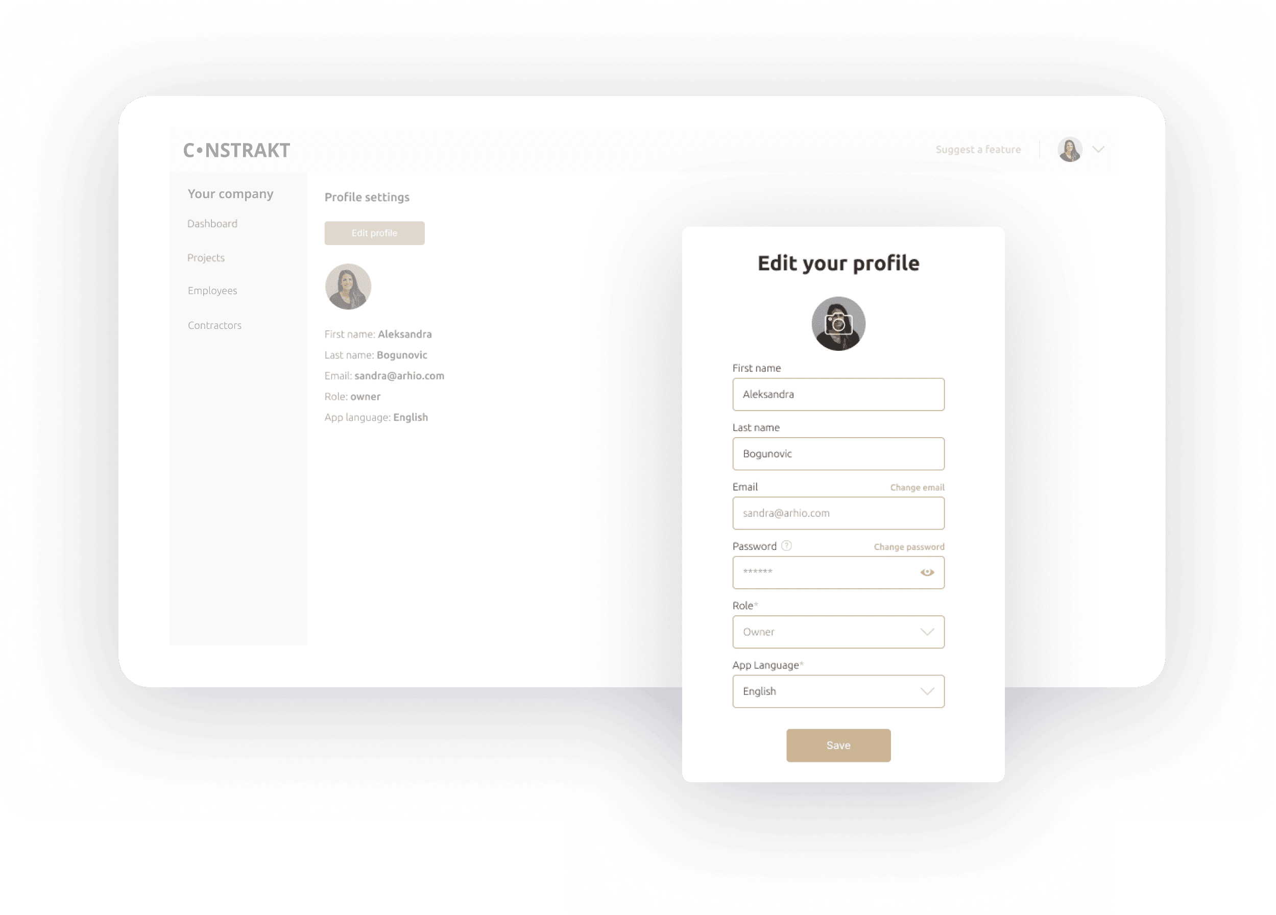 choose interface language